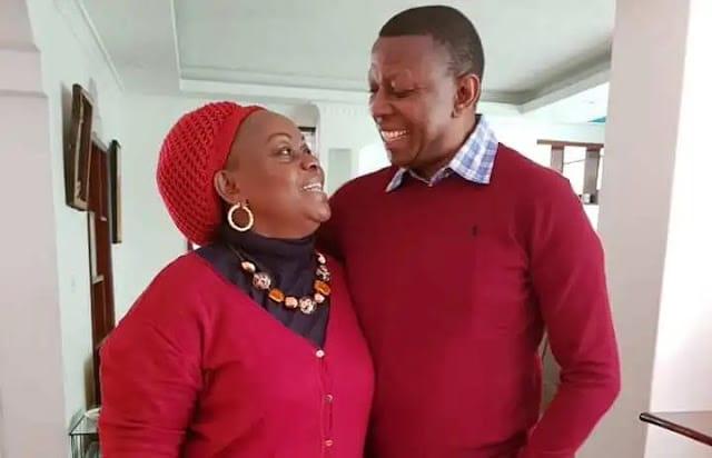Suba North MP Millie Odhiambo WITH  her Zimbabwean husband
