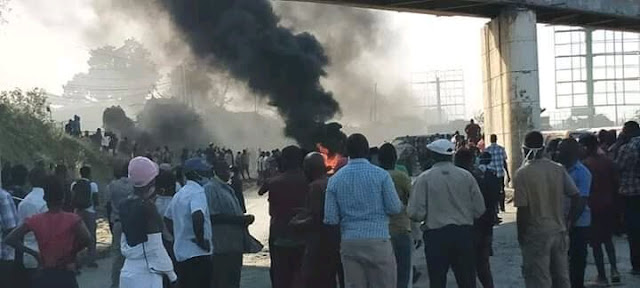 Joho on the spot over food distribution discrimination as Changamwe and Kibarani residents protest