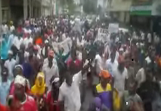 "Stupid excuse for the police officers about the protest permission", Raila roared to the police.