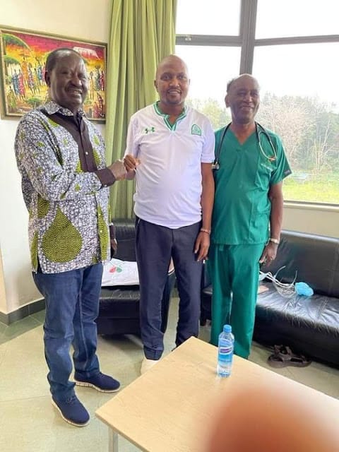 Moses Kuria in hospital Moses Kuria in hospital