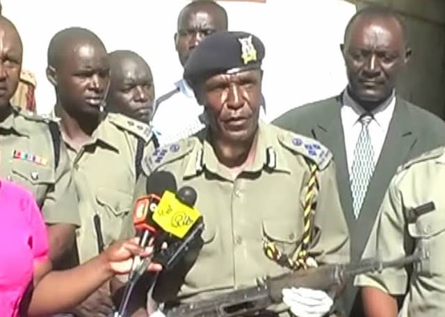 Kisumu County Government head of inspectorate  Willy Lugusa photo