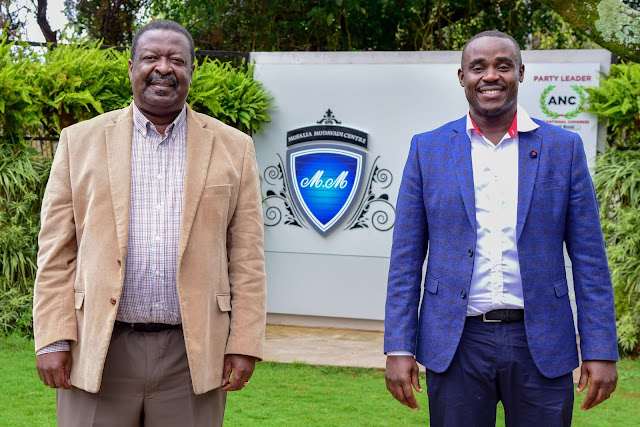 ANC Party leader Musalia Mudavadi meets Kakamega Senator Cleophas Malala ANC Party leader Musalia Mudavadi meets Kakamega Senator Cleophas Malala