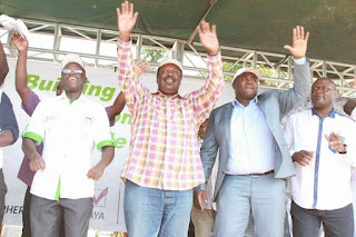 ANC leader Musalia Mudavadi with other party members in Bungoma. PHOTO | Courtesy ANC leader Musalia Mudavadi with other party members in Bungoma. PHOTO | Courtesy