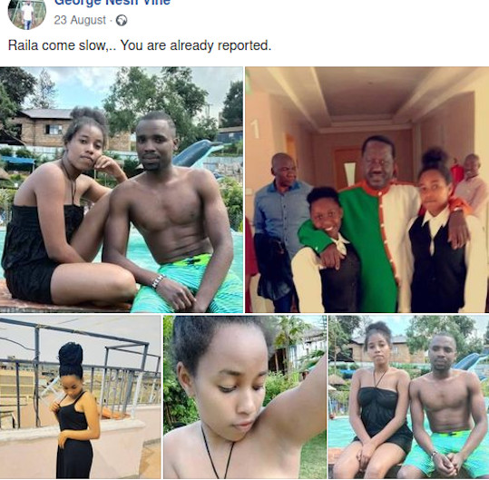 George Mutiso alias George Nesh Vine posts hundreds of Women he slept with on Facebook  -PHOTOS