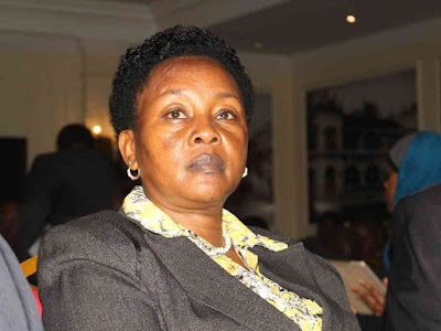 Philomena Mwilus’ driver injured at Hurlingham after gunmen sprayed bullets to her car. -Nairobi Hospital.