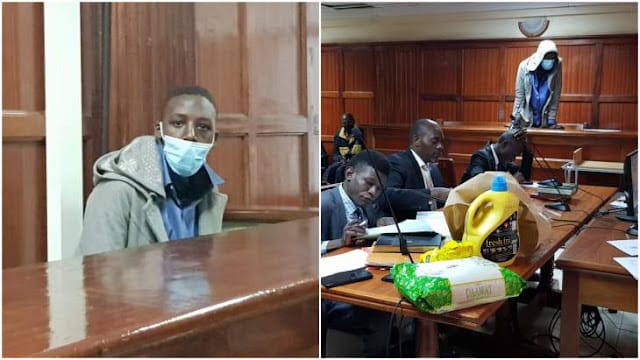 Alvin Linus Chivondo charged for stealing food at Naivas supermarket photo