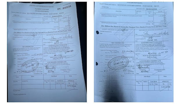 Nakuru County corruption papers Nakuru County corruption papers