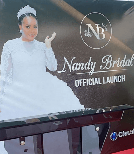 Singer and song-writer Nandy launches her Bridal and fashion company. FILE Singer and song-writer Nandy launches her Bridal and fashion company. FILE