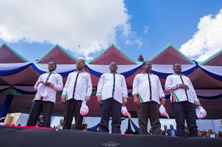 NASA announcing the flagbearer at Uhuru Park. PHOTO | Courtesy