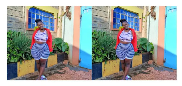 Popular Tiktok celebrity Njoki Murira celebrates her Nyash after constructing her mother’s house