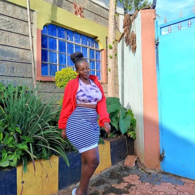 Popular Tiktok celebrity Njoki Murira celebrates her Nyash after constructing her mother’s house