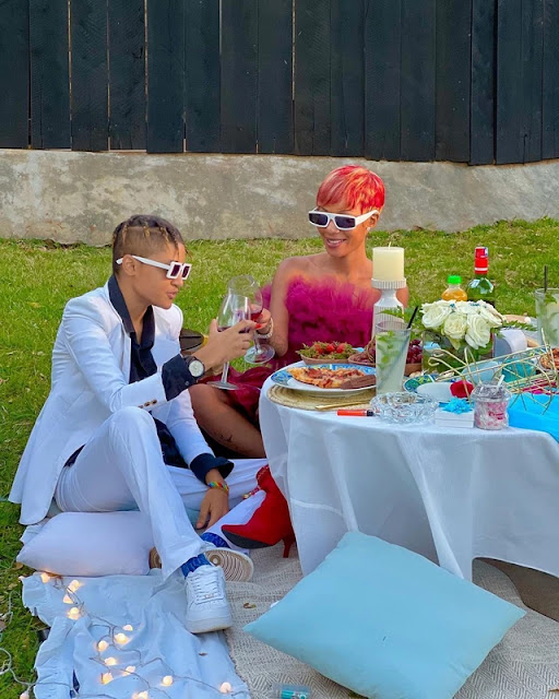 Noti Flow with his girlfriend King Alami photo Noti Flow with his girlfriend King Alami photo