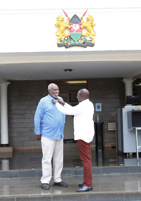 DP William Ruto with Charles Nyachae DP William Ruto meets Charles Nyachae among Gusii leaders ahead of his Kisii visit