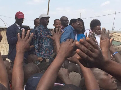 “No going to work tomorrow, we have a big announcement on Tuesday.” Raila Odinga tells his supporters.