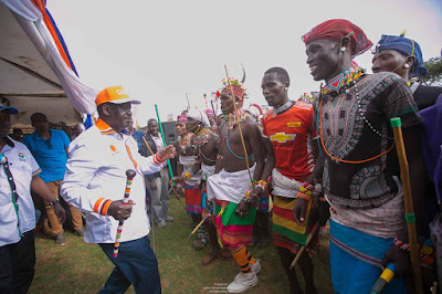 Raila and NaSa in Rift Valley. PHOTO | Courtesy Raila and NaSa in Rift Valley. PHOTO | Courtesy