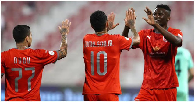 Michael Olunga scored his first hat-trick in Qatar as Al-Duhail SC beats Al-Ahli Doha 6-0