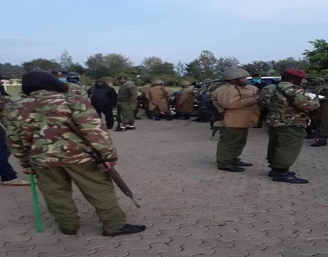 [PHOTOS] MP Oscar Sudi home drama as Police and residents clash at night resisting arrest