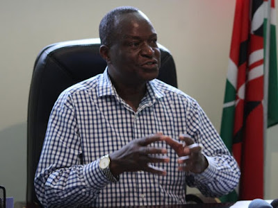Kisumu Senator Fred Outa in his office. PHOTO |FILE