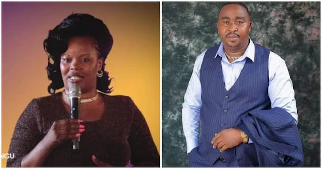 Kikuyu gospel artist and pastor Mirugi Dishon and evangelist Elizabeth Githingi