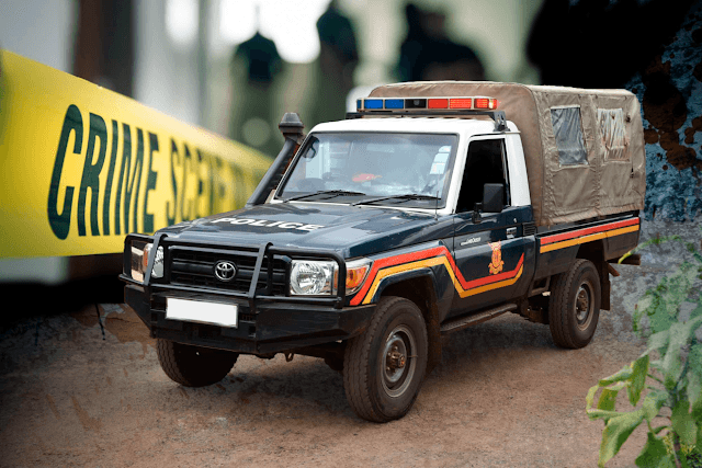 Police Car Kenya photo Kalenjin man cuts wife ears for not listening and obeying his words