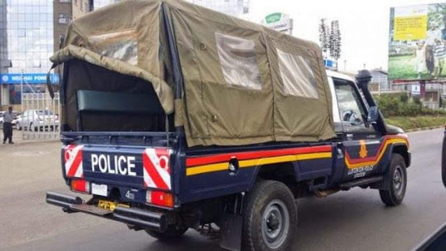 Police car in Kenya, Mombasa Rogue female police officer arrested in Mombasa over armed robbery attempt
