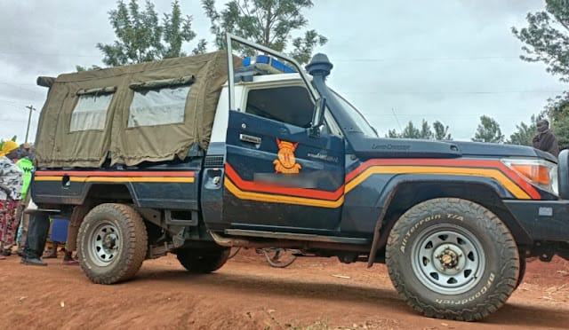 Police car in Meru county Police car in Meru county