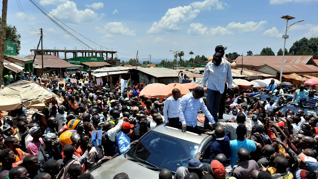 [PHOTOS] DP William Ruto meets Kebirigo, Nyamira residents despite Police teargassing the event