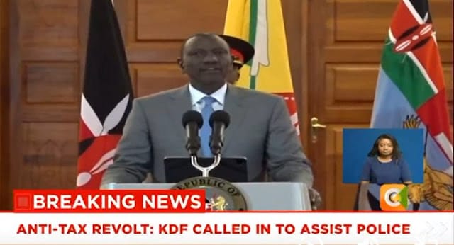 Kenya becomes a military state, Kimani Ichungwa moved a motion as parliament approves