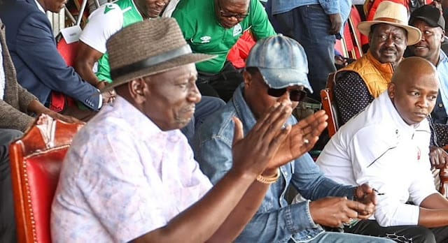 Ruto splashes more millions after the AFC Leopards defeated Gor Mahia infront of Raila