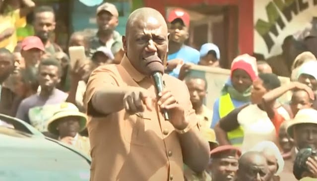 President Ruto in Meru Police to arrest people heckling President William Ruto, DP Gachugua, or CSs’