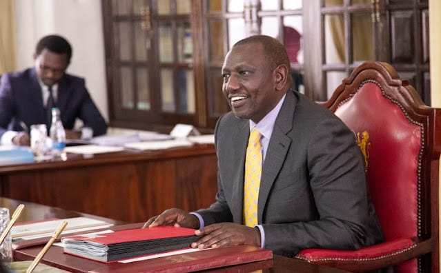 President William Ruto at contracts signing President William Ruto at contracts signing