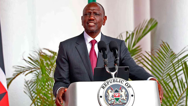 President William Ruto in statehouse photo