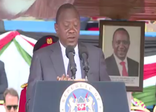 Uhuru Kenyatta on the Madaraka Day celebrations. PHOTO | PSCU Celebration in Nairobi led by President Kenyatta.