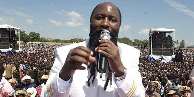 Prophet Dr. David Awour of Repentance and Holiness Ministry on the spot over his cult and fake Miracles. PHOTO | BMS Prophet Dr. David Awour of Repentance and Holiness Ministry on the spot over his cult and fake Miracles. PHOTO | BMS