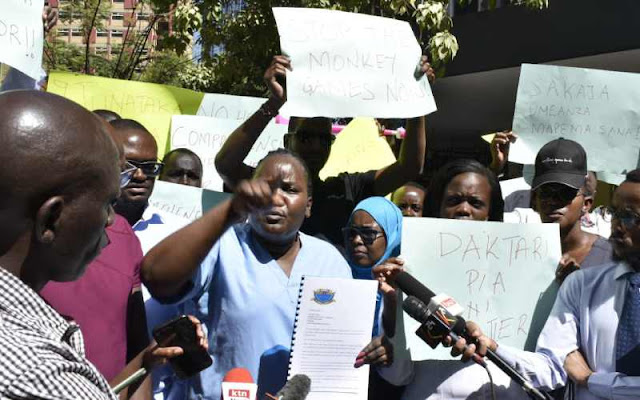 Nairobi medics went on strike and want Sakaja to issue new health insurance.