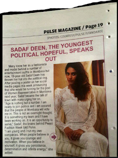Strong woman. Featured lady who wants to run for mombasa political seat.