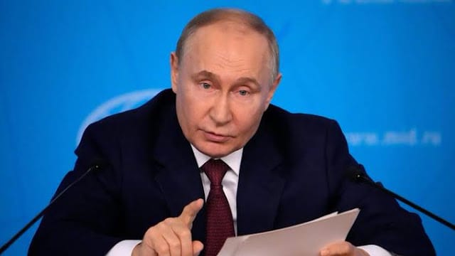 Russian President Vladimir Putin