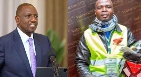 President William Ruto singled out Calvin Ochieng President William Ruto singled out Calvin Ochieng