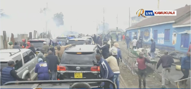 Raila at Kamukunji grounds Raila Odinga’s assassination claim: I have survived an assassination attempt today