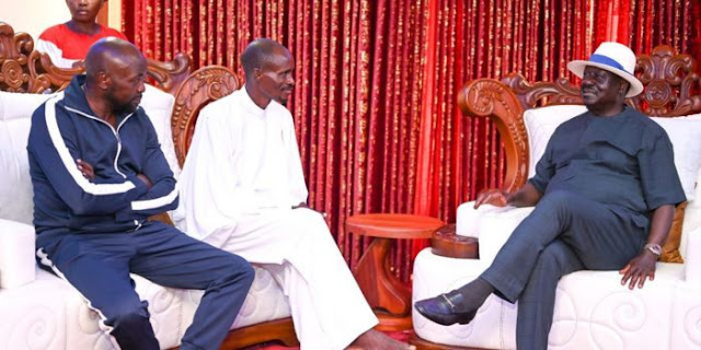 [PHOTOS] Why Raila Odinga visited Pastor Ezekiel Odero in Mavueni after being released from police custody