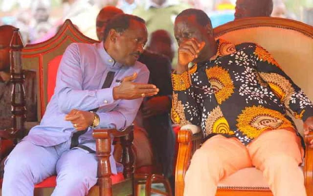 ‘I have no problem for Kalonzo 2027’ Raila says Kalonzo Tosha 2027 to beat Ruto