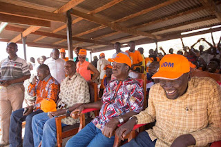 Hon Raila Odinga in Turkana preaching about NASA and ODM. PHOTO | Courtesy RAO Plain truth about ODM in the Coast region. ODM to loose the majority of seats because of County party officials.