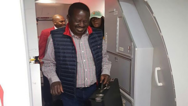 Download now the video of Raila Odinga in Dubai, health status