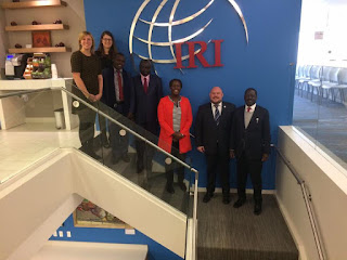 Raila Odinga in his last place in US preparing to come to Kenya. PHOTO | Courtesy