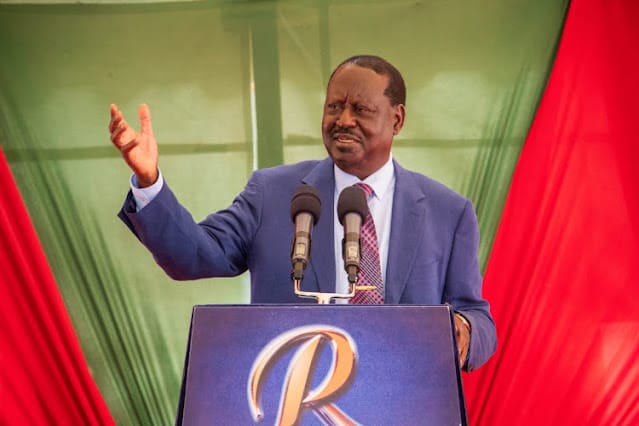 Raila Odinga, the head of the Azimio party Raila Odinga, the head of the Azimio party