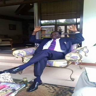 Cord leader. Raila odinga now is stressed for the CORD shambles.