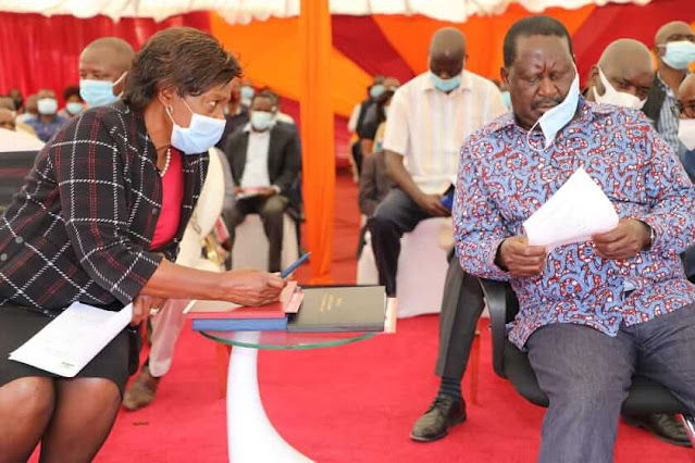 ODM chief Raila Odinga launches Kitui affordable housing project with Governor Charity Ngilu