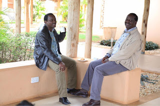 Raila and Kalonzo on a retreat at Vipingo ridge. PHOTO | Courtesy