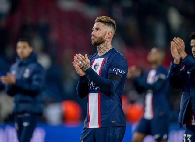 PSG player Sergio Ramos PSG player Sergio Ramos