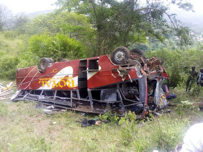 Royal service bus in an accident. PHOTO | FILE Royal service bus in an accident. PHOTO | FILE